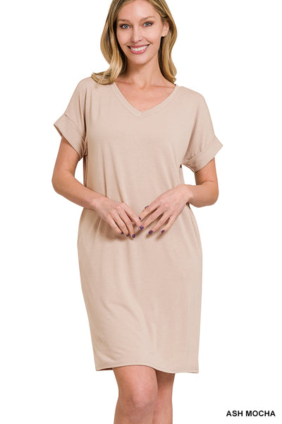 Tara Dress (Ash Mocha)