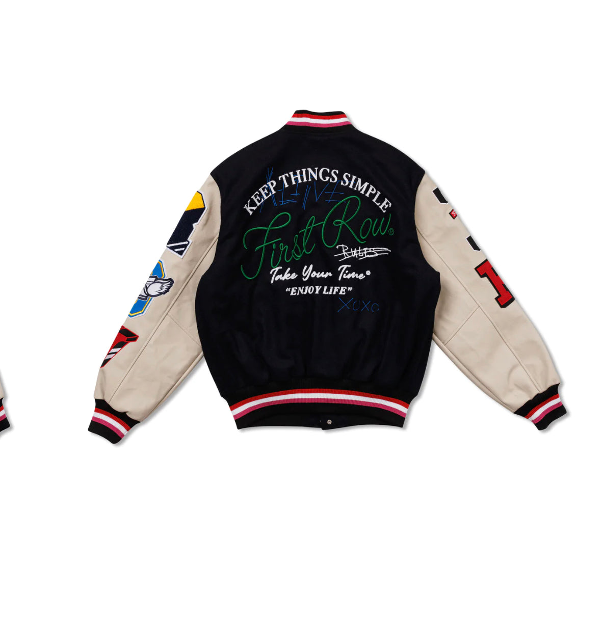 Multi Patch Varsity Jacket