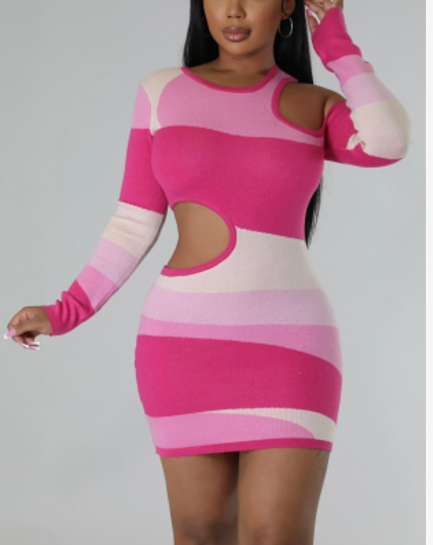 Pinky Swirl Dress