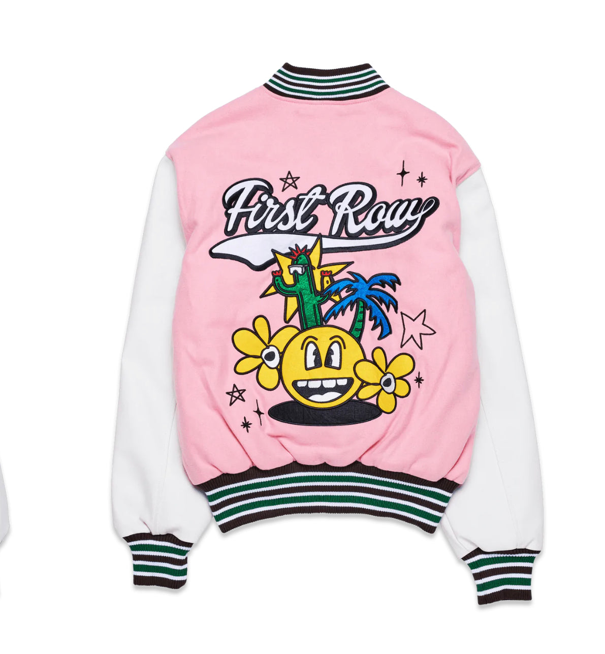 Amazing Pink Varsity Jacket