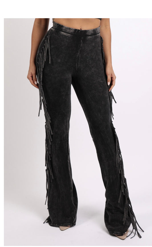 Fringe Pants (Charcoal) Available 12/08 S-L