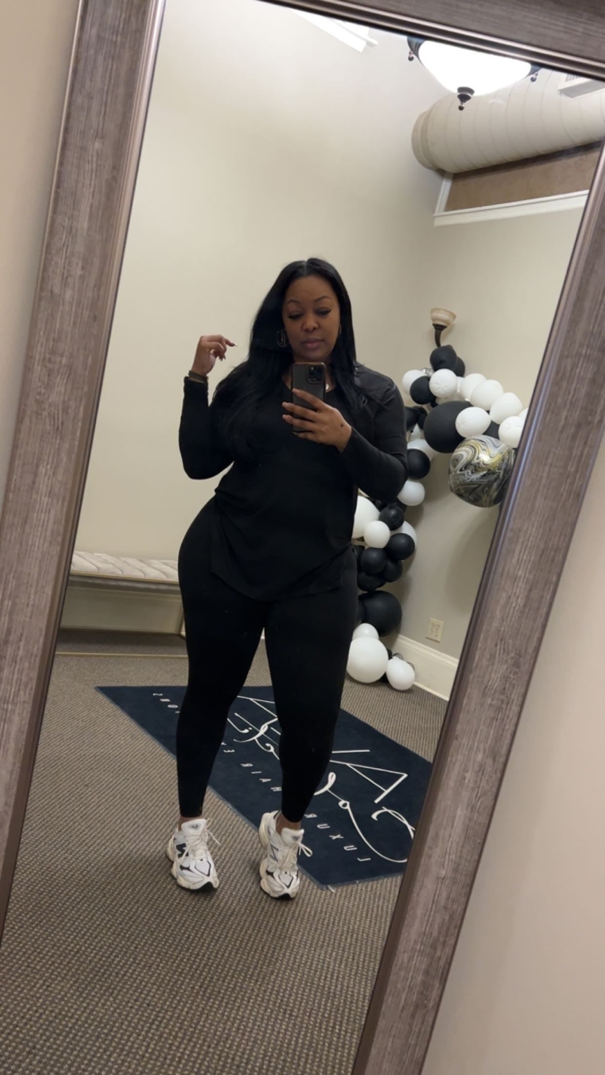 Lala Collection Long Sleeve Layla Set (Black) – The LA LA Collection