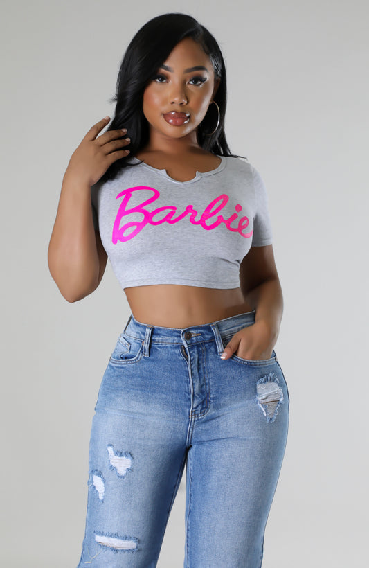 Barbie Crop Top