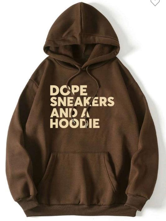 Dope Sneakers Hoodie (Brown)