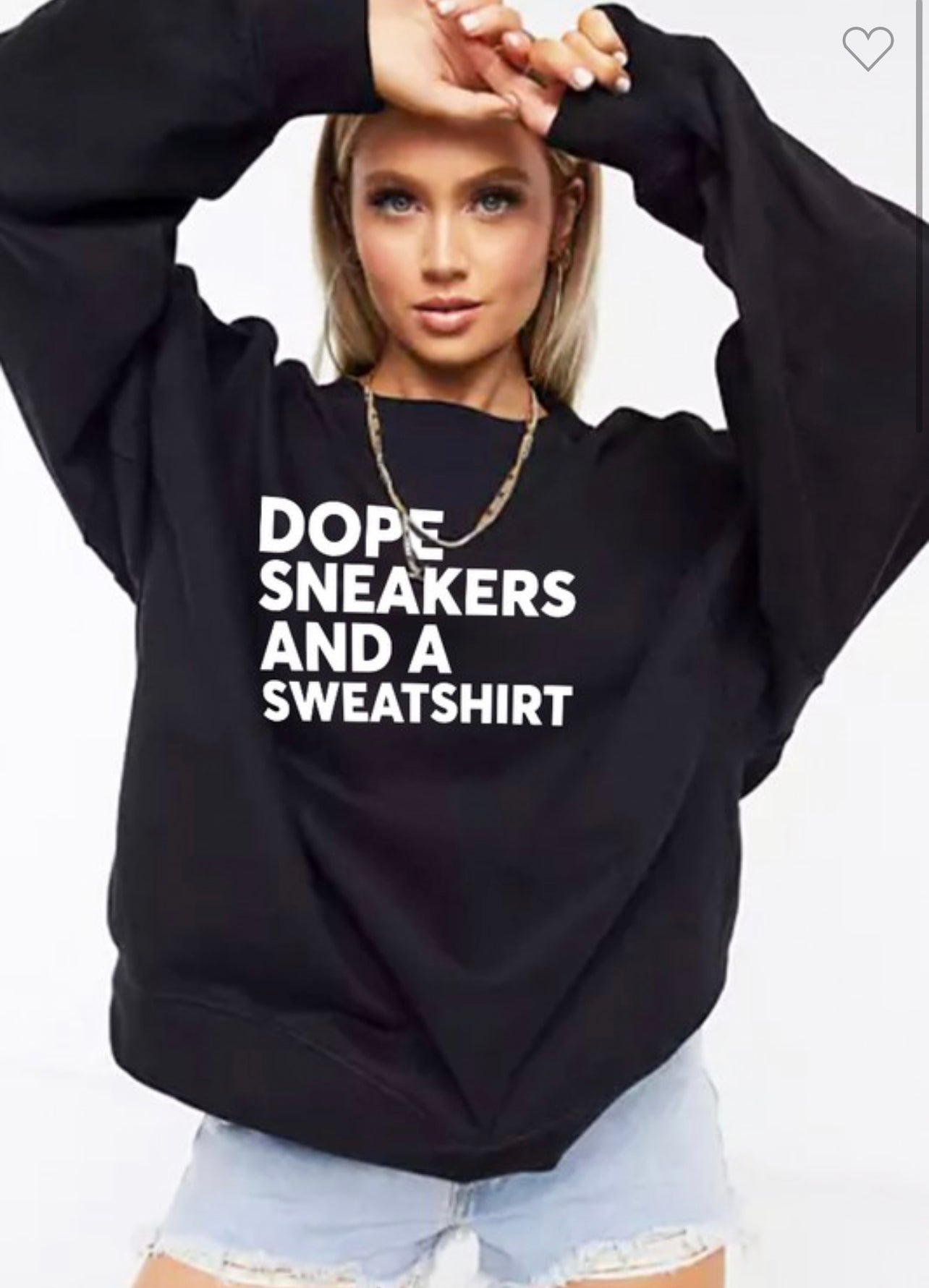 Dope Sneakers Sweatshirt (Black)