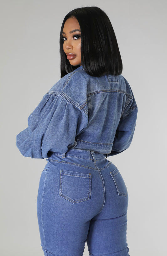 Bubbly Denim Jacket